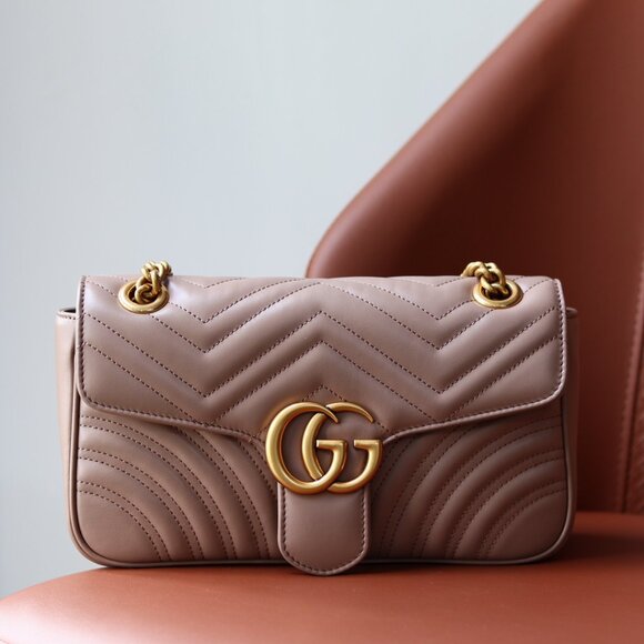 NWT Gucci GG Small Marmont Matelasse Shoulder Bag - Picture 1 of 9